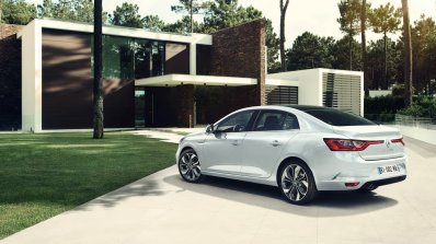 2016 Renault Megane Sedan rear three quarters