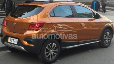 2017 Chevrolet Onix Activ rear three quarter leaked ahead of launch