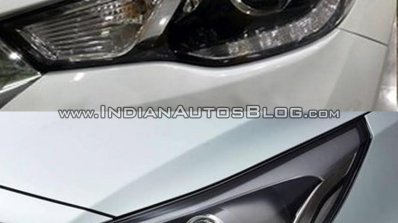 2017 Hyundai Verna vs outgoing model headlamp Old vs New