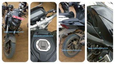 Bajaj Pulsar CS400 instrument cluster spy shots
