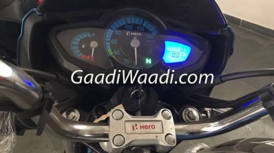 Hero Splendor iSmart 110cc cluster spied