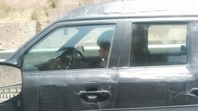 Maruti Ignis test mule interior spied up close