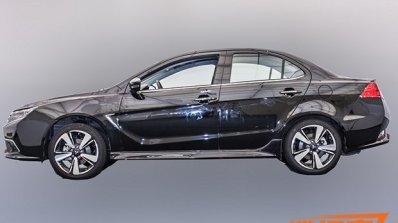 Mitsubishi Lancer facelift side with revolutionary styling leaked