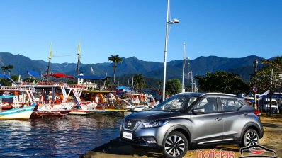 Nissan Kicks official image exterior front three quarters