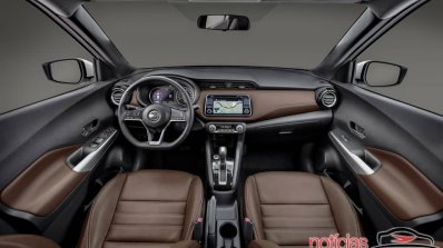 Nissan Kicks official image interior scheme