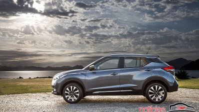 Nissan Kicks official image left side scenic view