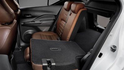 Nissan Kicks official image rear-seat folding
