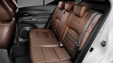 Nissan Kicks official image rear seats