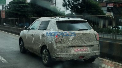 Ssangyong Tivoli rear three quarters spy shot
