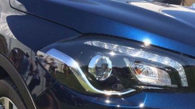 Suzuki S-Cross facelift headlamp photographed