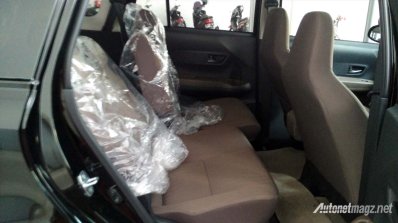 Toyota Calya mini MPV second row in Images