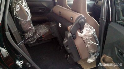 Toyota Calya mini MPV second row tumble in Images
