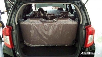 Toyota Calya mini MPV third row up in Images