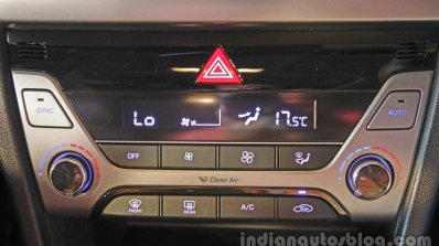 2016 Hyundai Elantra climate contol launched in India