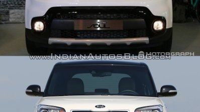 2016 Kia Soul (facelift) vs. 2014 Kia Soul front