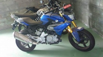BMW G 310 R side profile spy shot