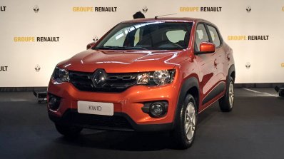 Brazilian-spec Renault Kwid front showcased in new color