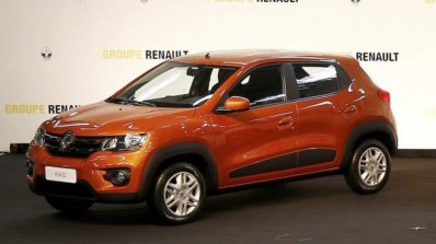 Brazilian-spec Renault Kwid front three quarter showcased in new color