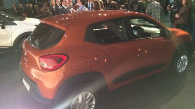 Brazilian-spec Renault Kwid rear showcased in new color