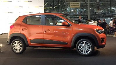 Brazilian-spec Renault Kwid side showcased in new color