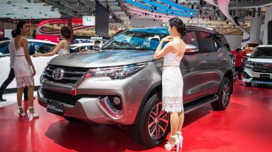 India-bound 2016 Toyota Fortuner front three quarter showcased at GIIAS