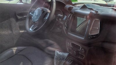 Jeep 551 (Jeep C-SUV) interior spy shot