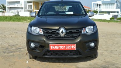 Renault Kwid 1.0 MT front First Drive Review