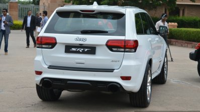 SRT Grand Cherokee rear launched in India
