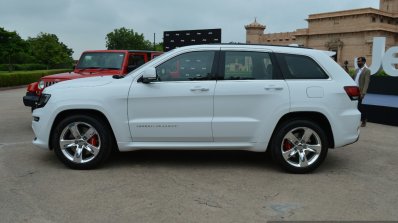 SRT Grand Cherokee side launched in India