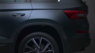 Skoda Kodiaq rear  fender rendering