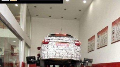 Tata Kite 5 compact sedan rear spied in Tamil Nadu
