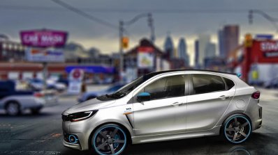 Tata Kite 5 rendered as a hot-hatch side by IAB reader