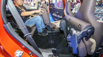 Toyota Calya second-row seats tumble GIIAS 2016