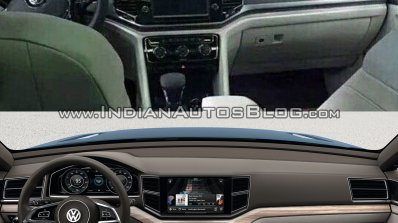 VW Teramont vs. VW CrossBlue concept interior dashboard