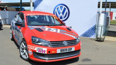 2016 VW Vento Cup Raceca front quarter Driven