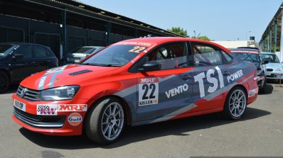2016 VW Vento Cup Racecar front three quarter left Driven