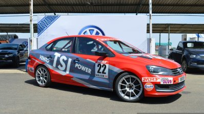 2016 VW Vento Cup Racecar front three quarter low Driven