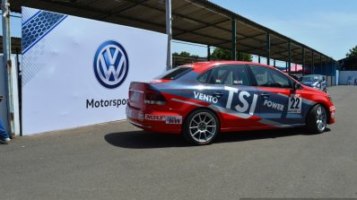 2016 VW Vento Cup Racecar rear three quarter Driven