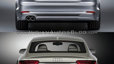 2017 Audi A5 Sportback vs. 2012 Audi A5 Sportback rear