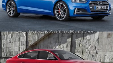 2017 Audi S5 Sportback vs. 2012 Audi S5 Sportback front three quarters