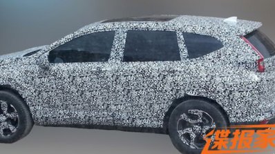 2017 Honda CR-V rear three quarter spied in China