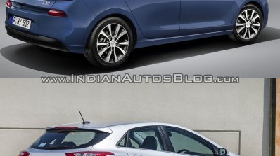 2017 Hyundai i30 vs. 2015 Hyundai i30 rear three quarters