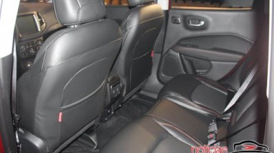 2017 Jeep Compass rear seat live image