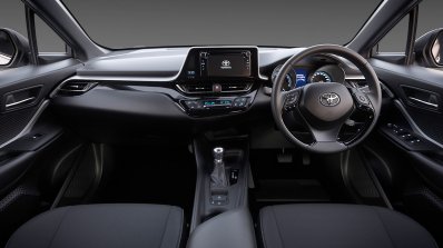 AU-spec 2017 Toyota C-HR interior dashboard