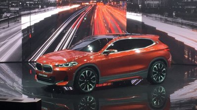 BMW X2 concept profile at 2016 Paris Motor Show