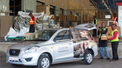 Datsun GO+ Panel Van front three quarters (South African-spec)