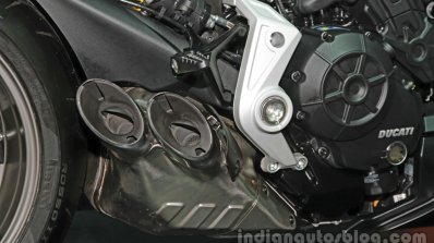 Ducati XDiavel engine and exhaust