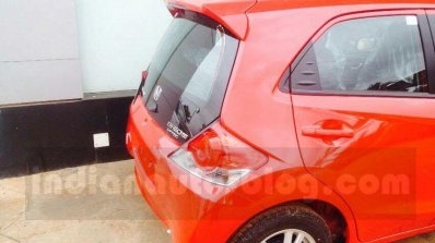 Honda Brio rear end facelift arrives at Indian dealership ahead of launch