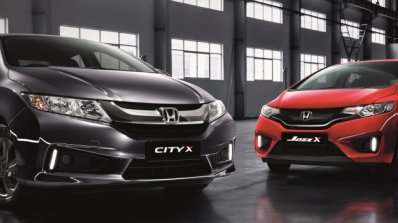 Honda City X, Honda Jazz X limited editions front launched