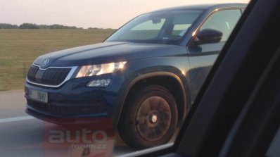 Skoda Kodiaq test mule Czech Republic